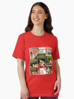 Pulp Fiction Cover Collage Unisex T-Shirt