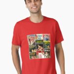 Pulp Fiction Cover Collage Unisex T-Shirt
