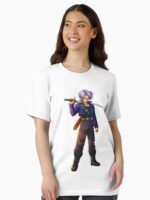 Purple-Haired Sword Warrior – Epic Anime Style Art Unisex T-Shirt
