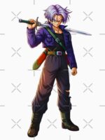 Purple-Haired Sword Warrior – Epic Anime Style Art Unisex T-Shirt