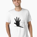 Rabbit Hand Shadow Unisex T-Shirt
