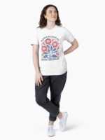 Radicalized by Basic Decency Shirt, Flower Shirt, Pro Democracy M4696 Unisex T-Shirt - Image 4