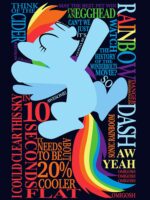 The Many Words of Rainbow Dash Essential T-Shirt