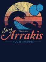 Visit Arrakis - Vintage Distressed Surf - Dune - Sci Fi Classic T-Shirt