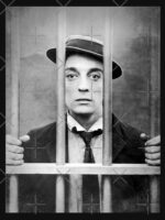 Buster Keaton - Cops - BW Vintage - D17 Essential T-Shirt