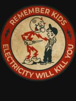 Electricity Will Kill You Kids Vintage Essential T-Shirt