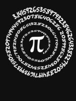 Pi Spiral Math Student Teacher Pi Day Art Pi Gear Essential T-Shirt