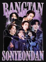 Bangtan Sonyeondan Retro BTS Essential T-Shirt