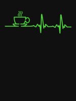 Morning Coffee Heartbeat EKG Essential T-Shirt