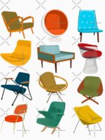 Mid Century Modern Chair Collection Essential T-Shirt