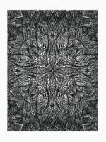 Midnight Obsidian Hand-Drawn Intricate Mandala Essential T-Shirt