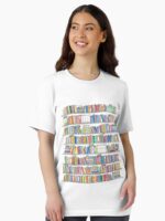 Rainbow Bookcase Unisex T-Shirt