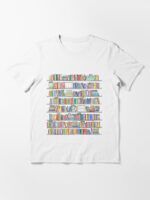 Rainbow Bookcase Unisex T-Shirt