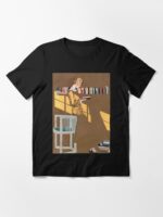 Reading by the bookshelf (Fadeaway girl) Unisex T-Shirt
