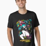 Rebecca Anime Girl Fighting Unisex T-Shirt