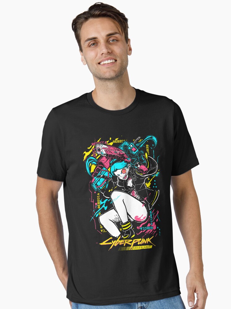 Rebecca Anime Girl Fighting Unisex T-Shirt Rebecca Anime Girl Fighting Unisex T-Shirt