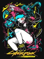 Rebecca Anime Girl Fighting Unisex T-Shirt