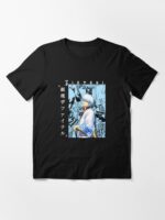 Rebel Samurai Warrior – Silver-Haired Anime Unisex T-Shirt