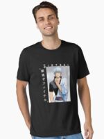 Rebel Samurai Warrior – Silver-Haired Anime Unisex T-Shirt