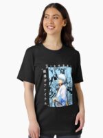 Rebel Samurai Warrior – Silver-Haired Anime Unisex T-Shirt