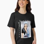 Rebel Samurai Warrior – Silver-Haired Anime Unisex T-Shirt