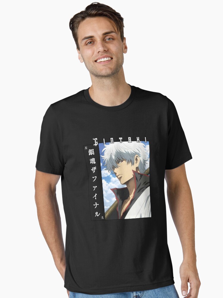 Rebel Samurai Warrior – Silver-Haired Anime Unisex T-Shirt