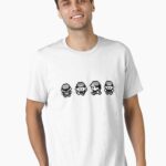 Red and Friends (Gray version) - Gameboy Character - Retro pixel art Unisex T-Shirt
