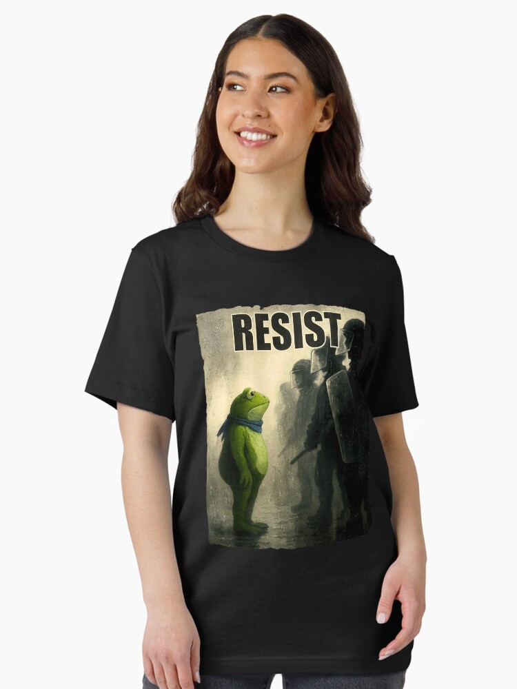 resist-portland-frog-protest-anti-ice-anti-fascism-vintage-activist-resistance-unisex-t-shirt-20ccf3be-173536382281 Resist Portland Frog Protest,Anti ICE Anti Fascism Vintage Activist , Resistance Unisex T-Shirt - Image 1