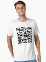 Rickroll QR Code Unisex T-Shirt