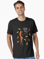 Rigatoni Pasta - Marcus The Worm Funny Meme Unisex T-Shirt - Image 2