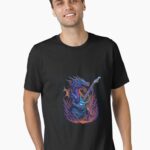 ROCK THE DRAGON: Dragon Playing an Electric Guitar! Unisex T-Shirt