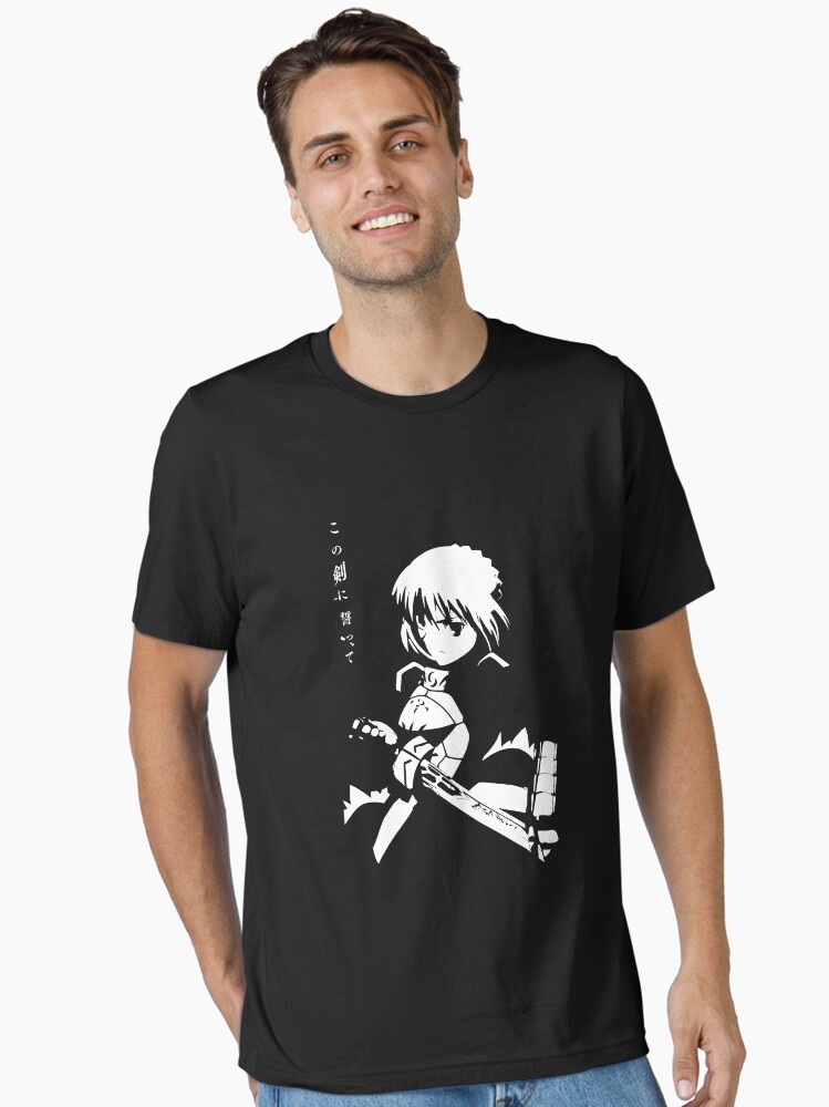 Saber Fate stay night Anime Fan art Unisex T-Shirt