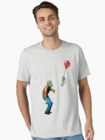 Sad Zombie with Balloon Unisex T-Shirt