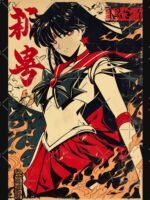 Sailor Mars Ember Vintage Poster Unisex T-Shirt