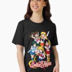 Sailor Moon and Guardians Anime Group Art Unisex T-Shirt