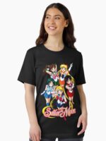 Sailor Moon and Guardians Anime Group Art Unisex T-Shirt