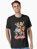 Sailor Moon and Guardians Anime Group Art Unisex T-Shirt