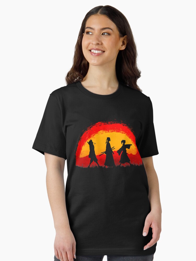 Samurai Champloo walking on sunset Unisex T-Shirt Samurai Champloo walking on sunset Unisex T-Shirt