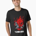 Samurai Japanese Gaming 2077 Art Game Style Unisex T-Shirt