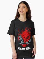 Samurai Japanese Gaming 2077 Art Game Style Unisex T-Shirt