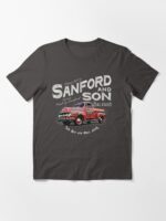 Sanford and Son We buy and Sell Junk Beat Up Red Truck Unisex T-Shirt - Image 3