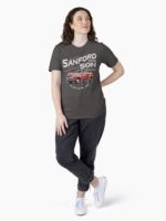 Sanford and Son We buy and Sell Junk Beat Up Red Truck Unisex T-Shirt - Image 4