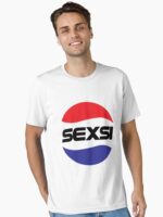 Sexsi pepsi logo Unisex T-Shirt - Image 2