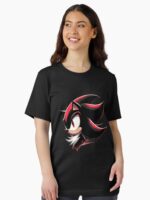 Shadow Speed Kawaii Hedgehog Illustration Unisex T-Shirt