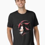 Shadow Speed Kawaii Hedgehog Illustration Unisex T-Shirt