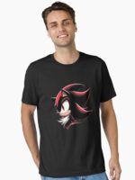 Shadow Speed Kawaii Hedgehog Illustration Unisex T-Shirt