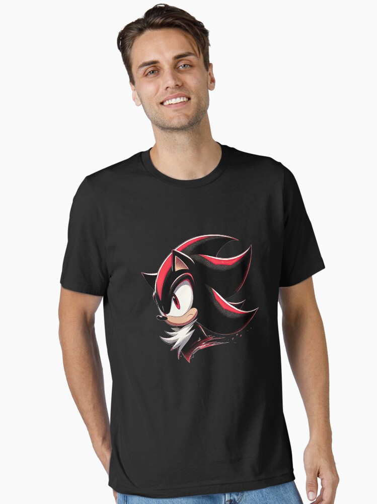 Shadow Speed Kawaii Hedgehog Illustration Unisex T-Shirt