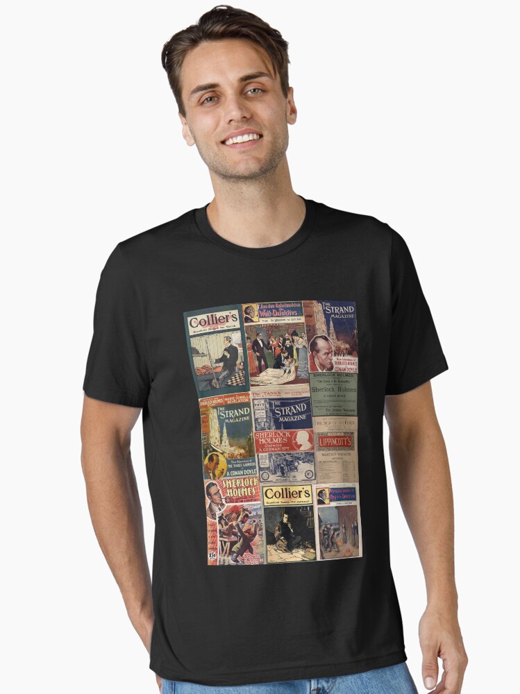 Sherlock Holmes - Vintage Magazines Unisex T-Shirt