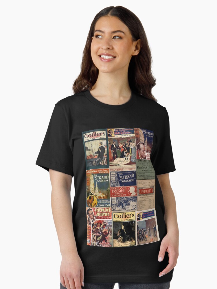 Sherlock Holmes - Vintage Magazines Unisex T-Shirt