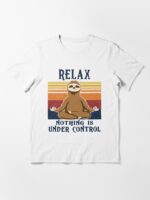 Sloth Yoga Unisex T-Shirt - Image 3